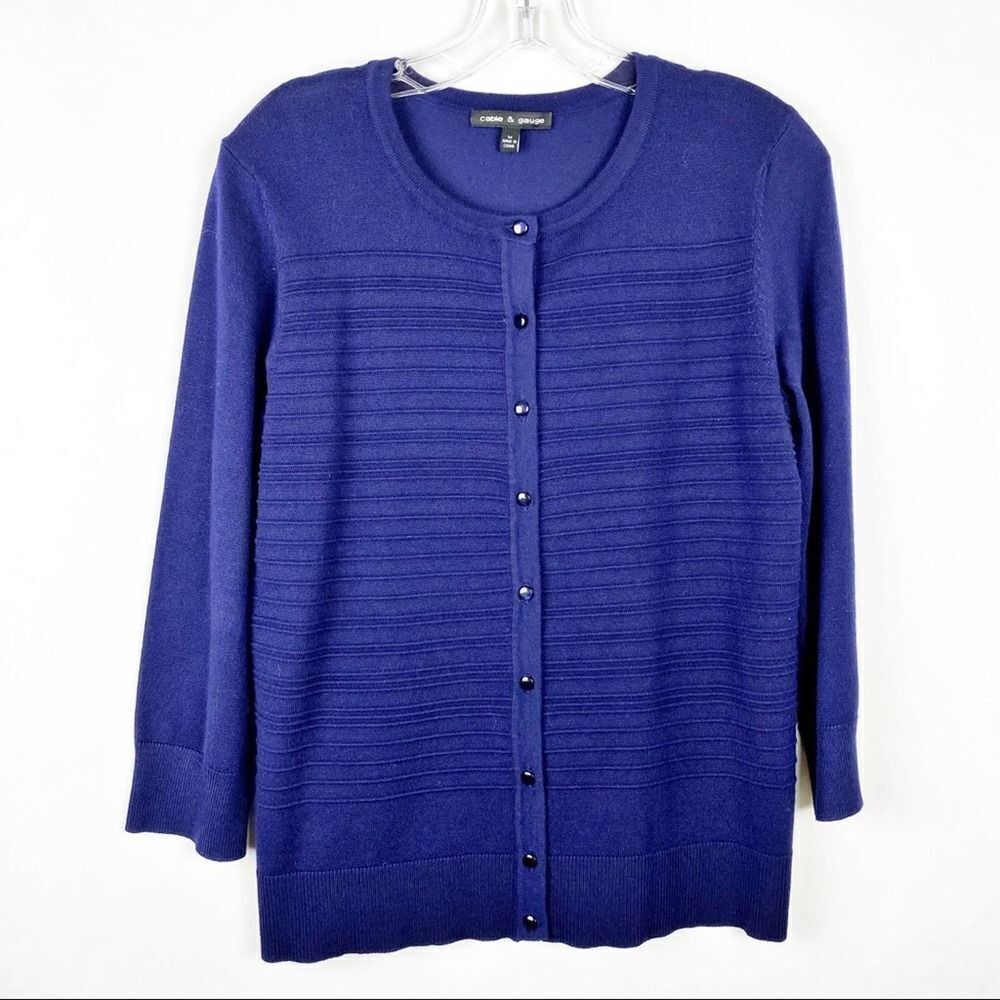 Cable and Gauge Cardigan